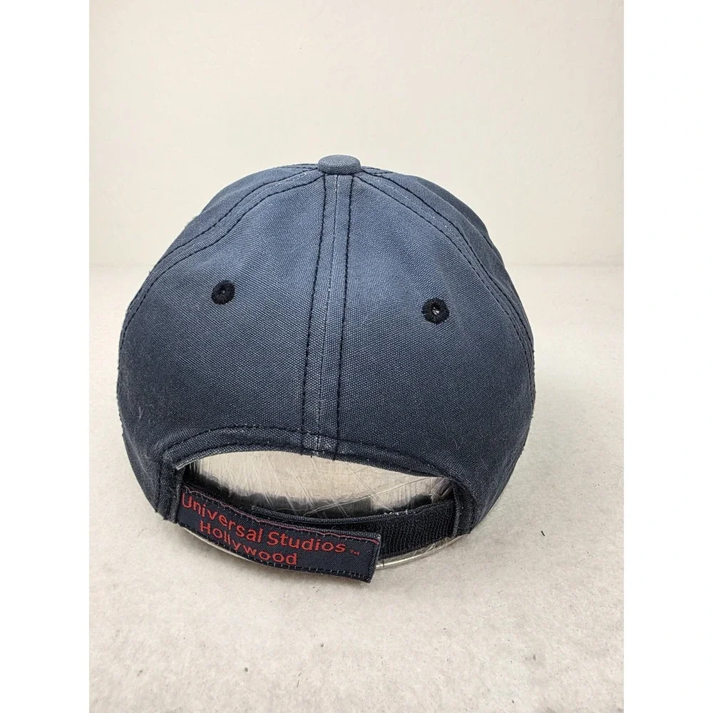 Vintage Universal‎ Studios Jurassic Park Hat I Survived Scratch Ombré Blue Kids